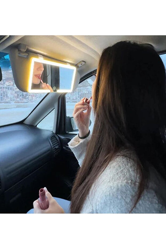 Araba Güneşlik Aynası Oto 4 Modlu Şarjlı