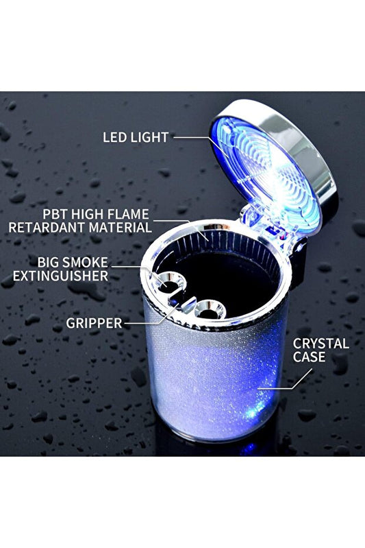 Araç Içi Renkli Işıklı Küllük