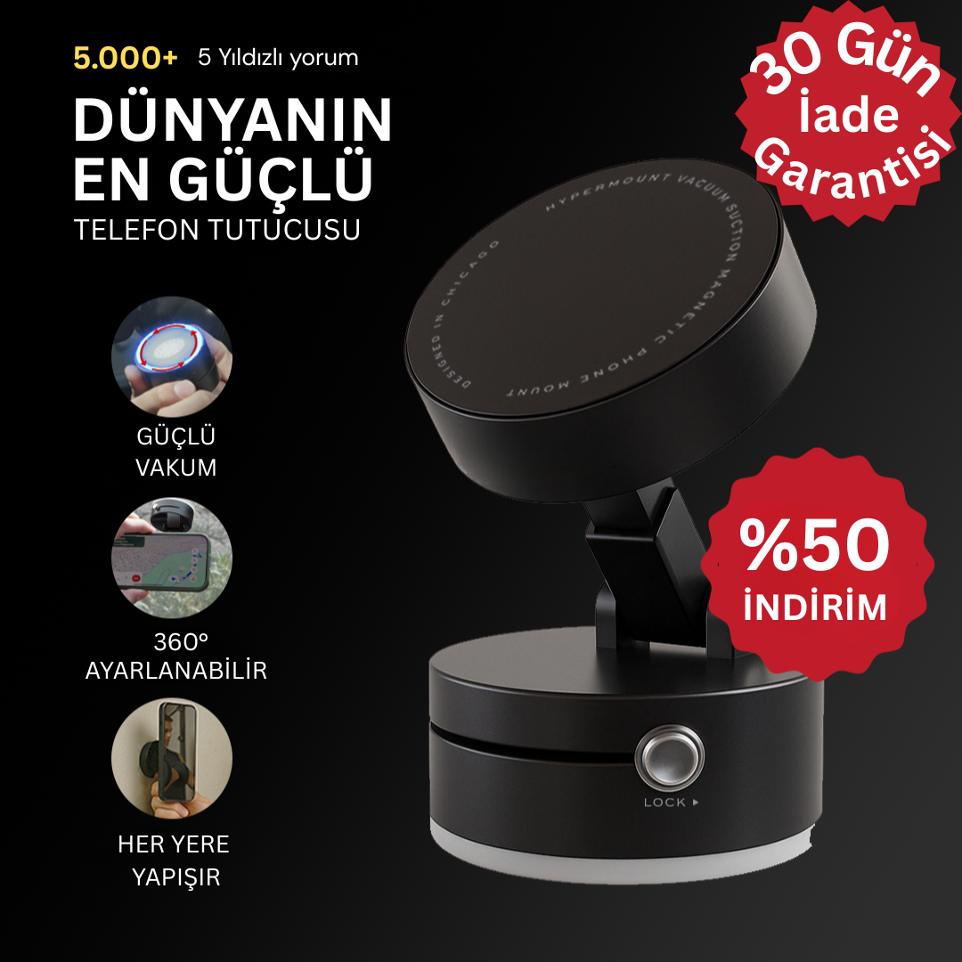 Magnus Vakumlu Telefon Tutucu